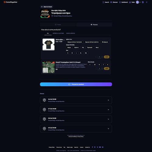 Foivos Single Event with products